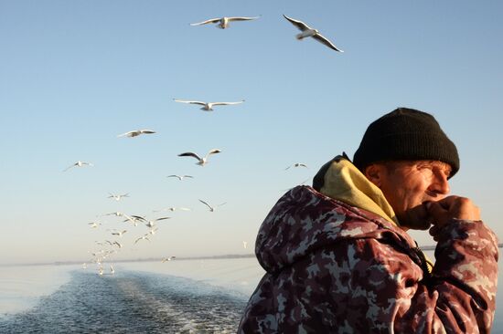 Fall fishing in Astrakhan Region
