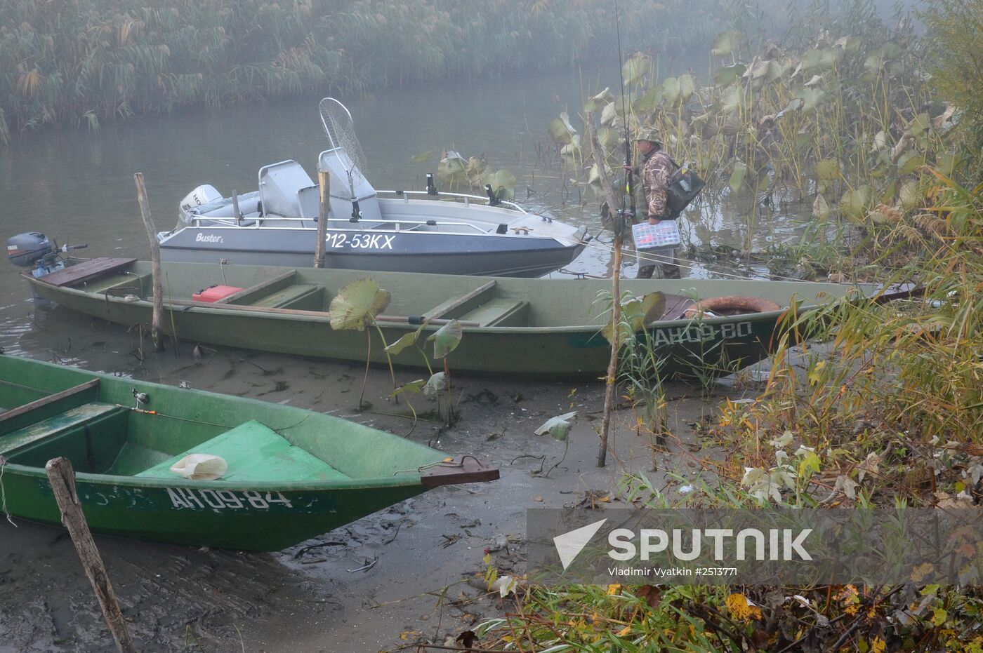 Fall fishing in Astrakhan Region