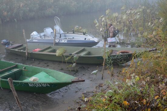 Fall fishing in Astrakhan Region