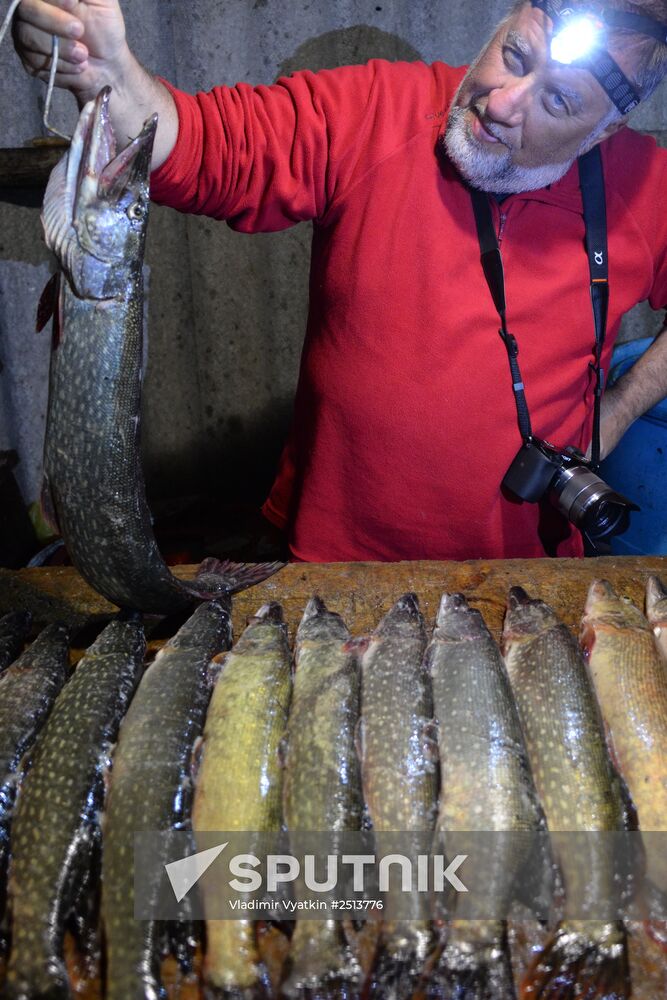 Fall fishing in Astrakhan Region