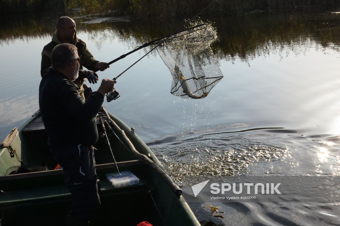Fall fishing in Astrakhan Region