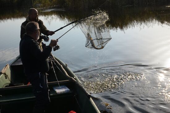 Fall fishing in Astrakhan Region