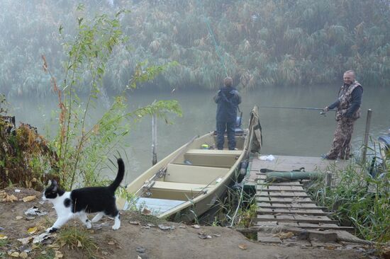 Fall fishing in Astrakhan Region
