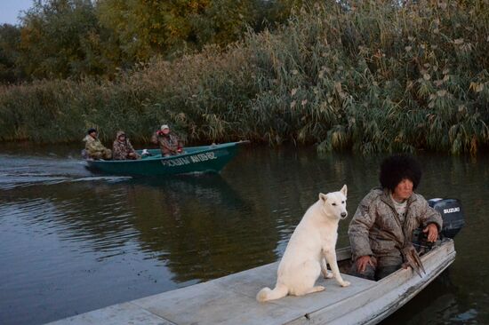 Fall fishing in Astrakhan Region