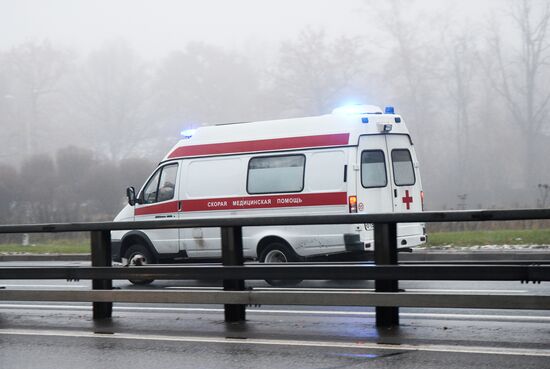 Plane crashes at Vnukovo airport
