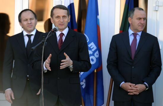 Sergei Naryshkin visits the Karachayevo-Circassian Republic
