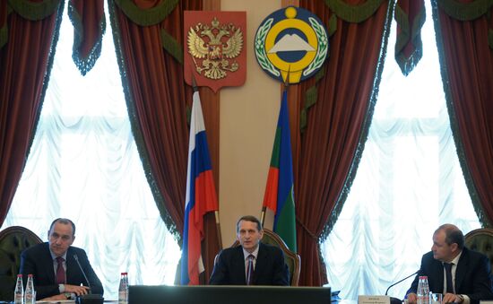 Sergei Naryshkin visits the Karachayevo-Circassian Republic