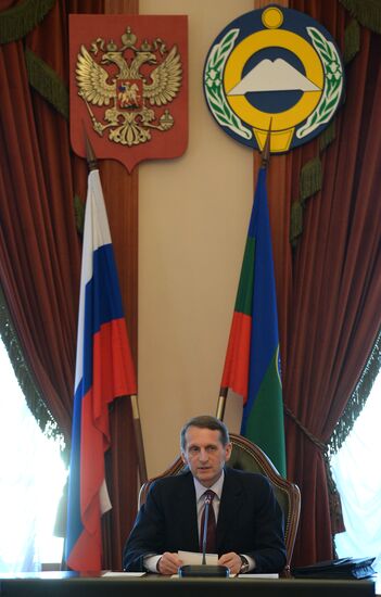Sergei Naryshkin visits the Karachayevo-Circassian Republic