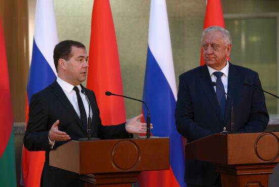 Dmitry Medvedev attends meeting of the Council of Ministers of the Union State