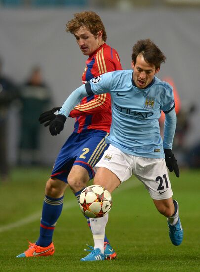 Football. Champions League. CSKA vs. Manchester City