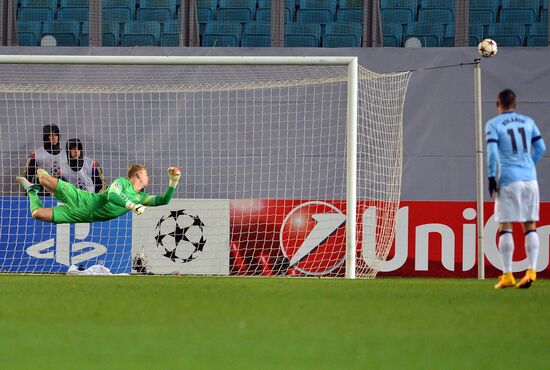 Football. UEFA Champions League. CSKA vs. Manchester City