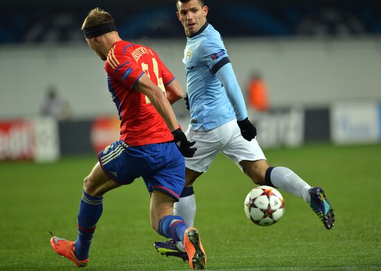Football. Champions League. CSKA vs. Manchester City