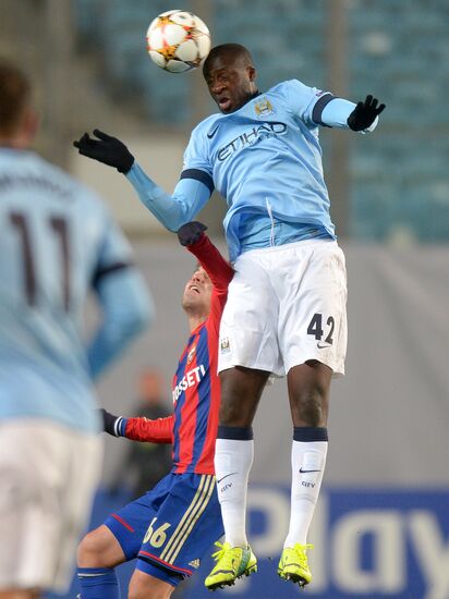 Football. Champions League. CSKA vs. Manchester City
