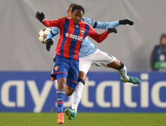 Football. Champions League. CSKA vs. Manchester City