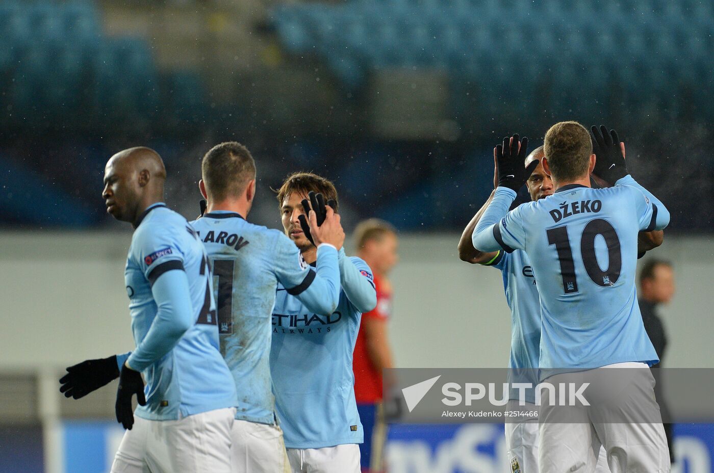 Football. Champions League. CSKA vs. Manchester City