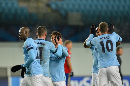 Football. Champions League. CSKA vs. Manchester City