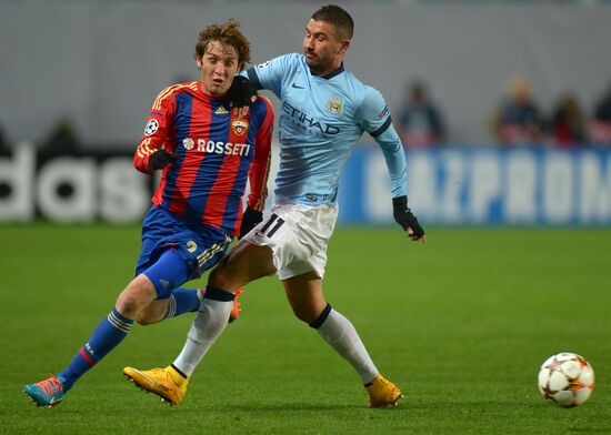 Football. Champions League. CSKA vs. Manchester City