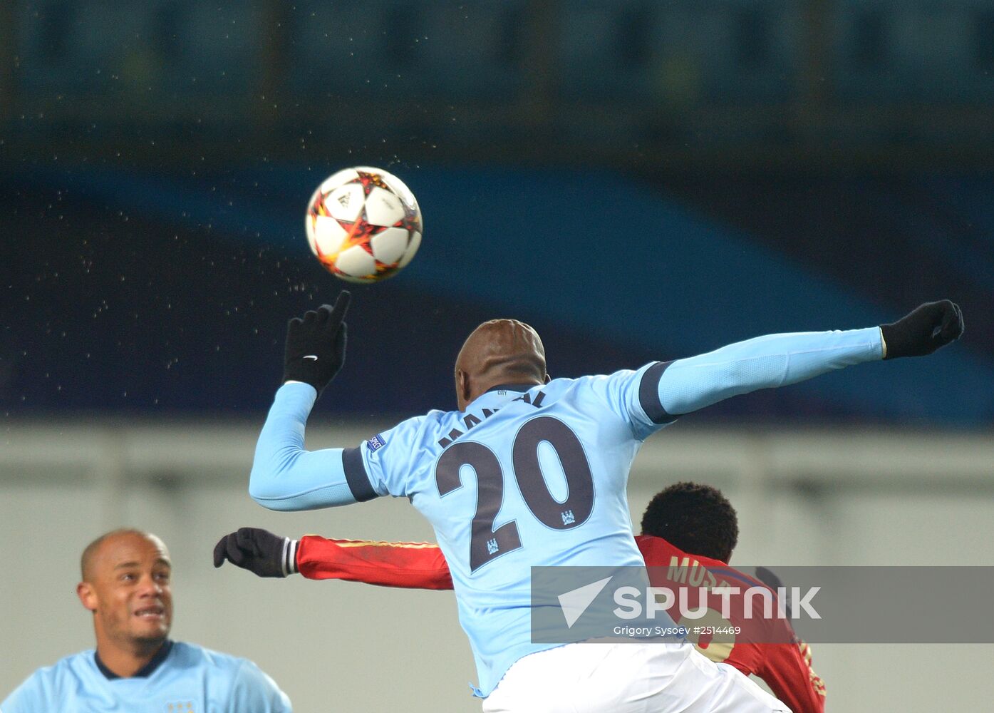Football. Champions League. CSKA vs. Manchester City
