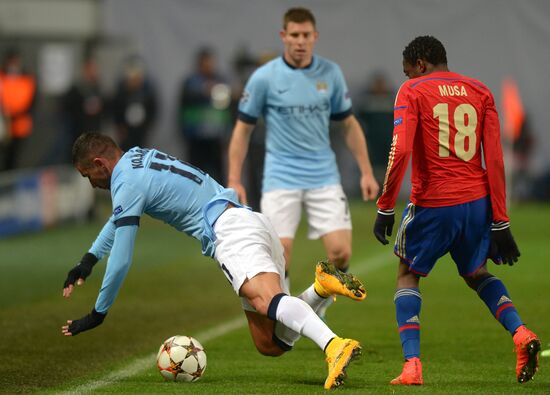 Football. Champions League. CSKA vs. Manchester City