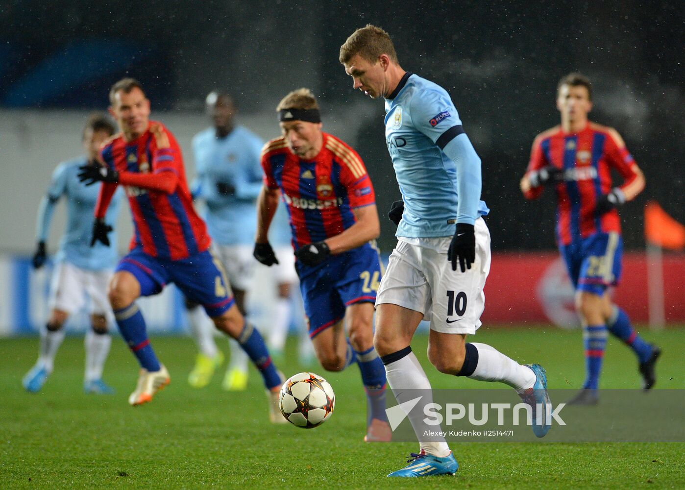 Football. Champions League. CSKA vs. Manchester City