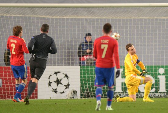 UEFA Champions League. CSKA vs. Manchester City