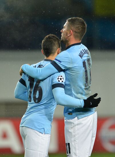 Football. Champions League. CSKA vs. Manchester City