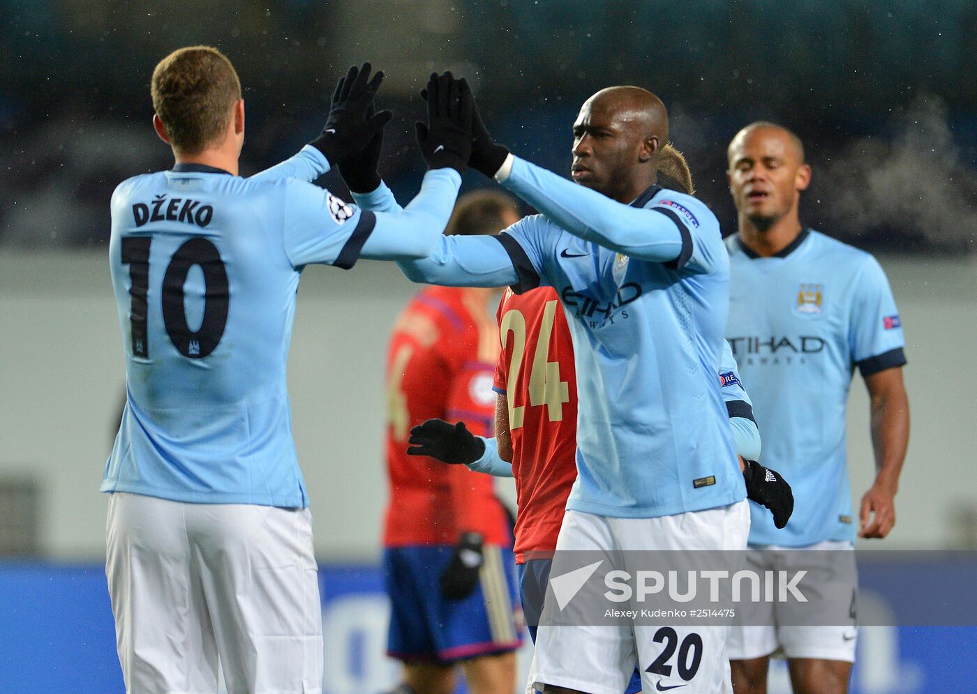 Football. Champions League. CSKA vs. Manchester City