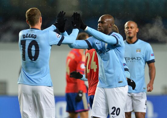 Football. Champions League. CSKA vs. Manchester City