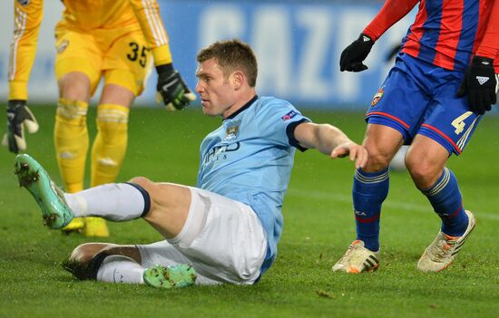 Football. Champions League. CSKA vs. Manchester City