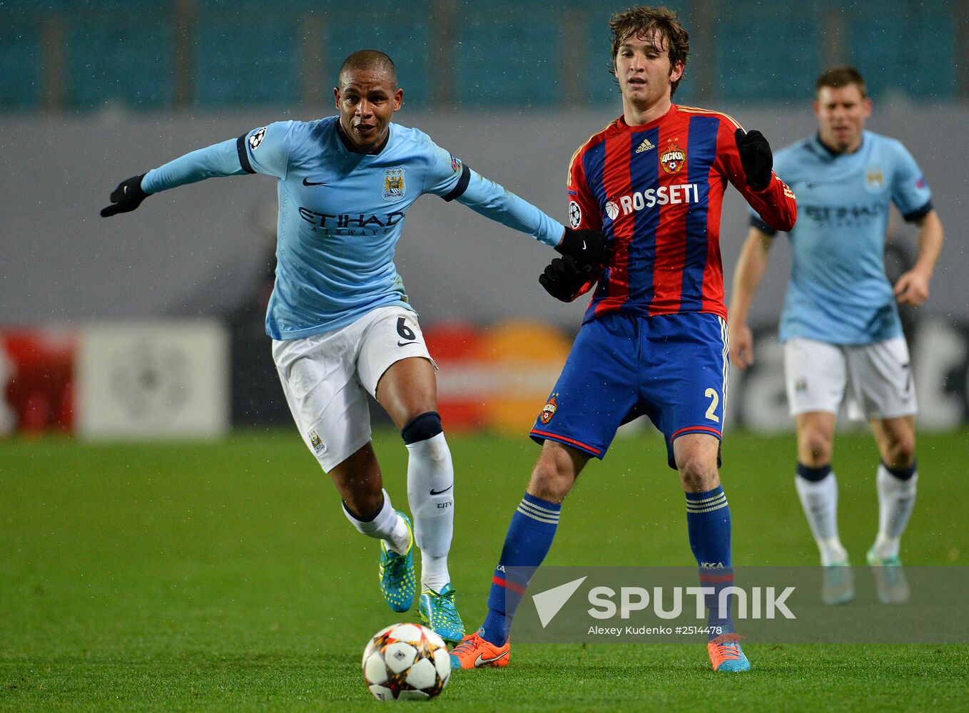 Football. Champions League. CSKA vs. Manchester City