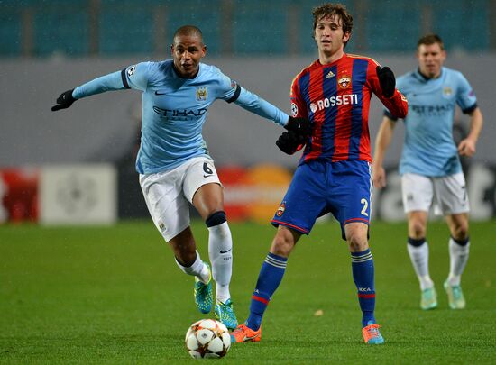 Football. Champions League. CSKA vs. Manchester City