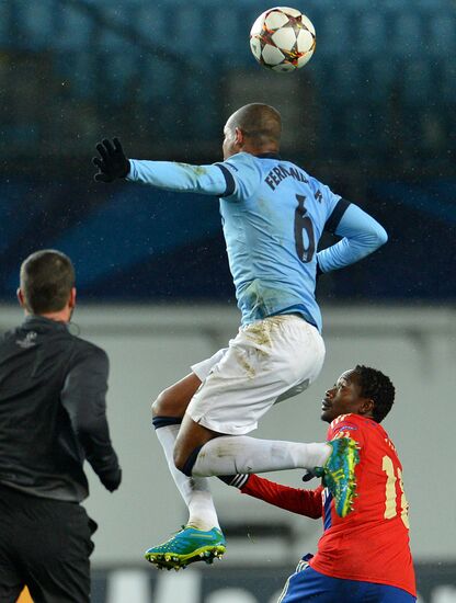 Football. Champions League. CSKA vs. Manchester City
