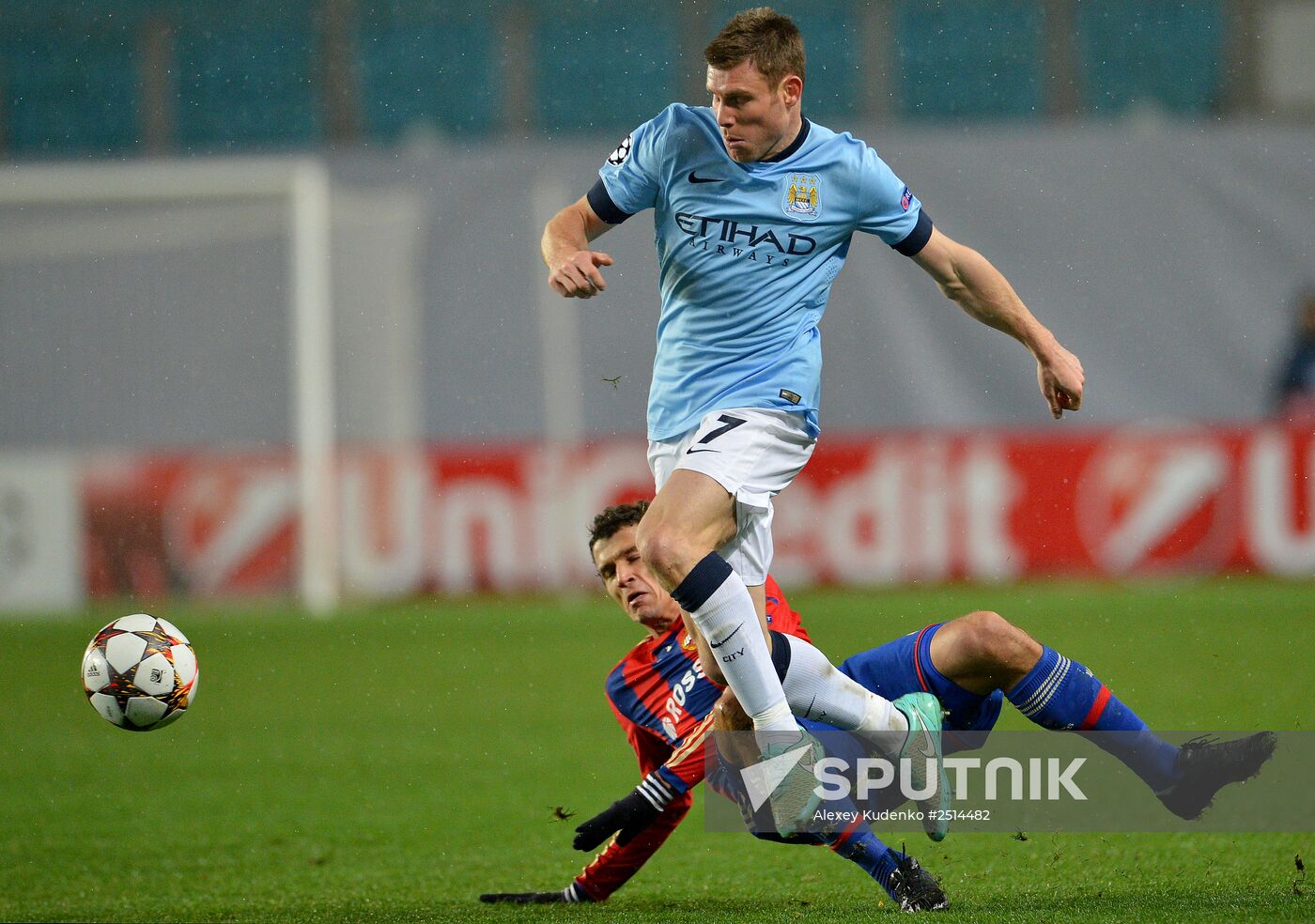 Football. Champions League. CSKA vs. Manchester City