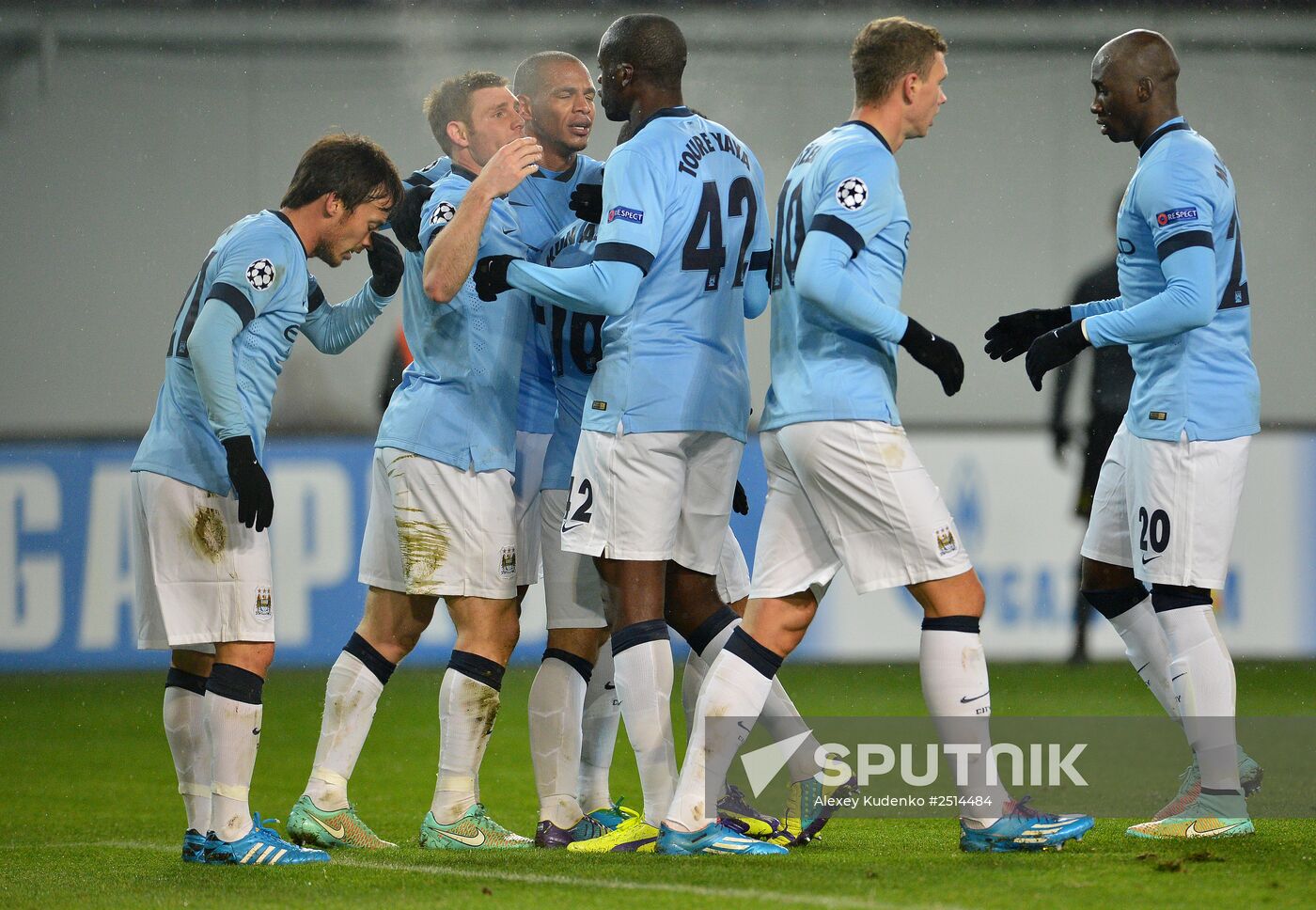 Football. Champions League. CSKA vs. Manchester City