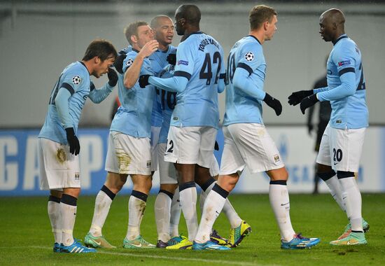 Football. Champions League. CSKA vs. Manchester City
