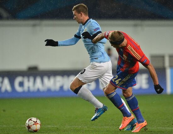 Football. Champions League. CSKA vs. Manchester City