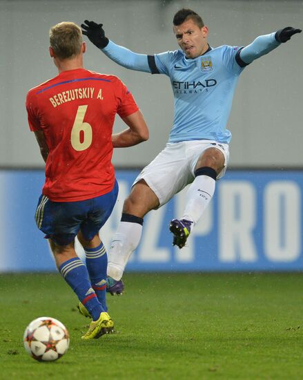 Football. Champions League. CSKA vs. Manchester City