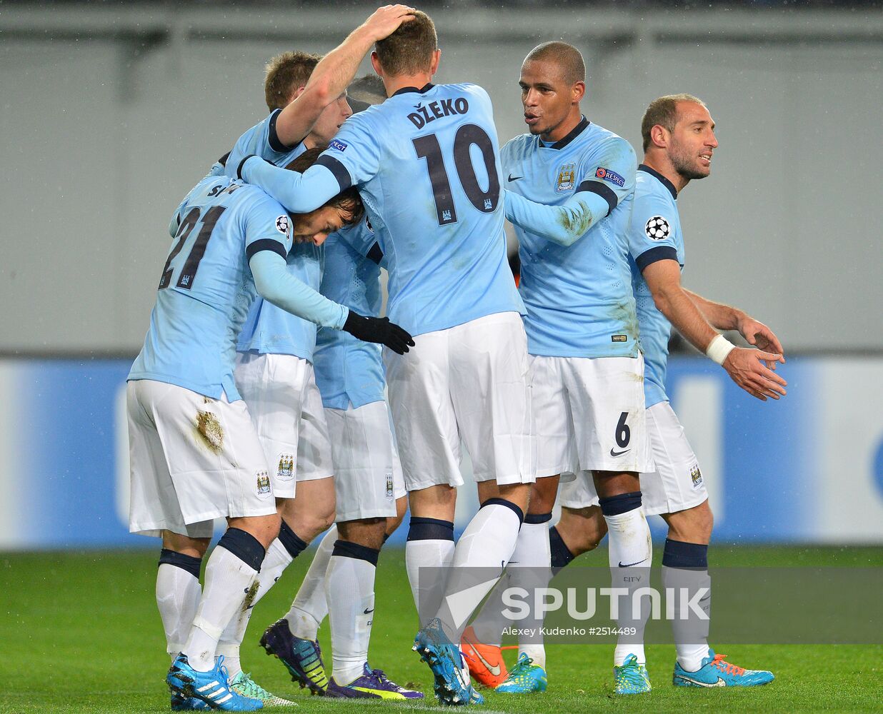 Football. Champions League. CSKA vs. Manchester City