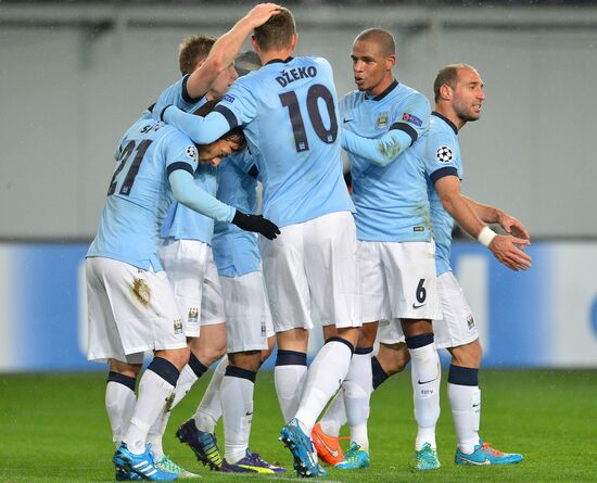 Football. Champions League. CSKA vs. Manchester City