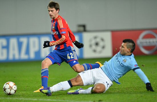 Football. Champions League. CSKA vs. Manchester City