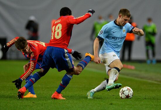 Football. Champions League. CSKA vs. Manchester City