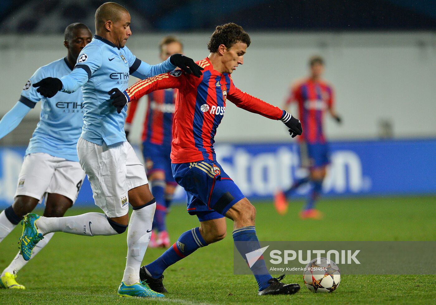 Football. Champions League. CSKA vs. Manchester City