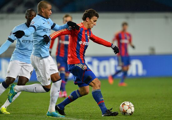 Football. Champions League. CSKA vs. Manchester City