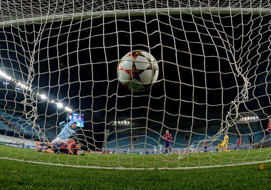 Football. Champions League. CSKA vs. Manchester City