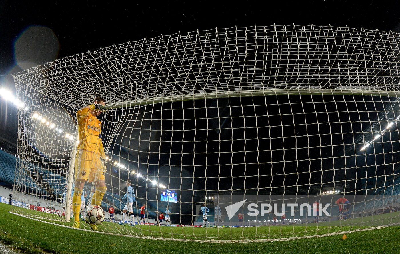 Football. Champions League. CSKA vs. Manchester City