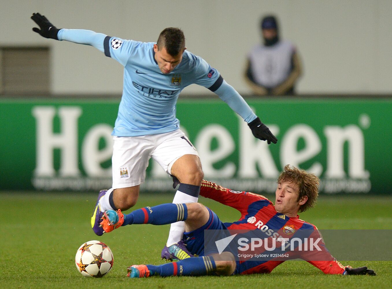 Football. Champions League. CSKA vs. Manchester City