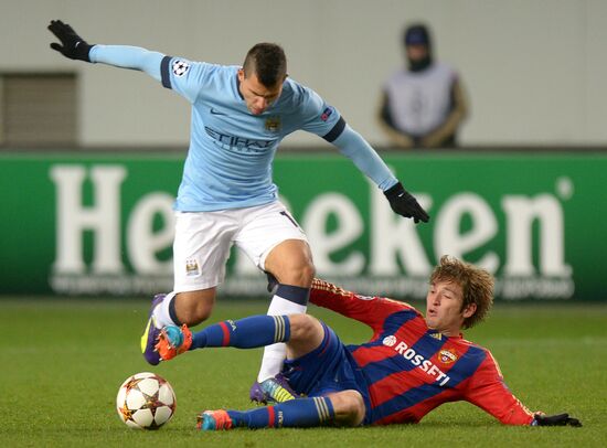 Football. Champions League. CSKA vs. Manchester City