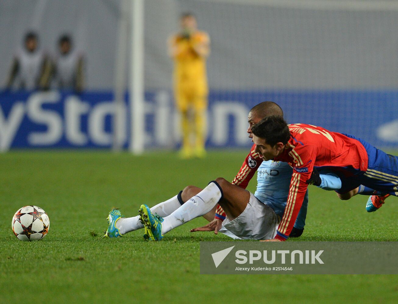 Football. Champions League. CSKA vs. Manchester City
