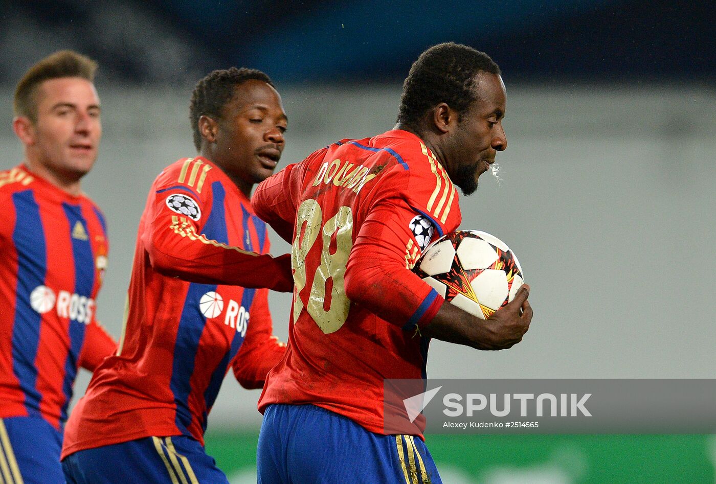 Football. Champions League. CSKA vs. Manchester City