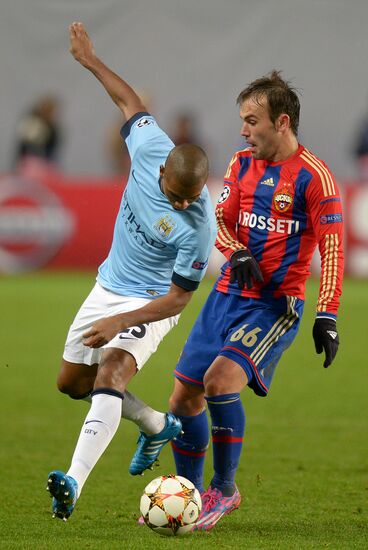 Football. Champions League. CSKA vs. Manchester City